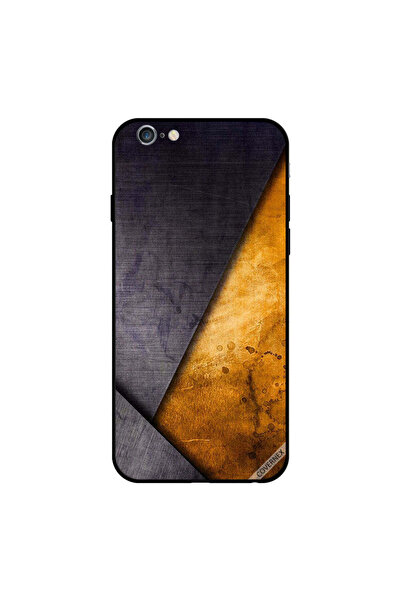 Covernex غطاء حماية لجهاز iPhone 6 Plus بنمط عتيق أصفر وأسود