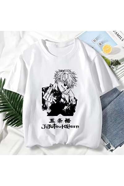 Flood Of Style Μπλουζάκι Unisex με σχέδια Anime Jujutsu Kaisen Gojo Satoru