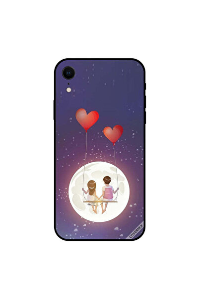 Covernex غطاء حماية لهاتف iPhone XR يحمل بالونات على شكل قلب