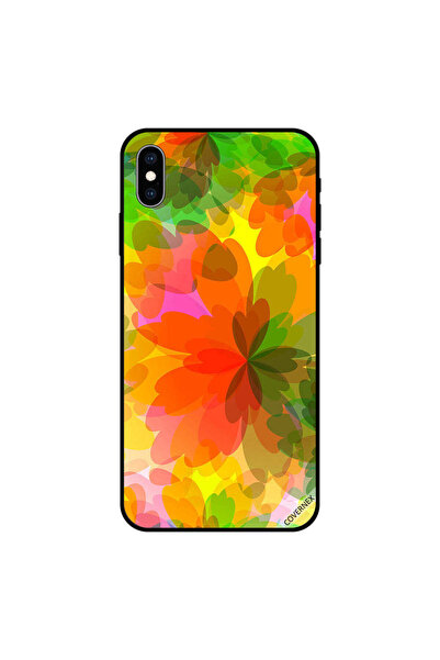 Covernex iPhone XS MAX Case Cover Floral Watermark Pattern