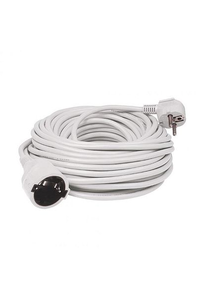 Home4U Extension cord 3m, white NV 2-3/WH/1,5