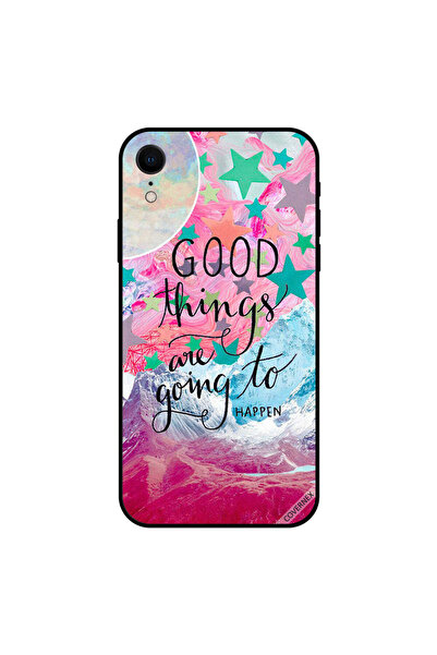 Covernex غطاء حماية iPhone XR "أشياء جيدة تحدث"