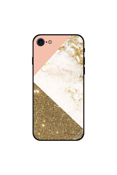 Covernex غطاء حماية لجهاز iPhone 8 بنمط لامع ذهبي وغير لامع
