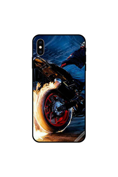 Covernex غطاء حماية لهاتف iPhone XS MAX بتصميم عجلة دراجة نارية