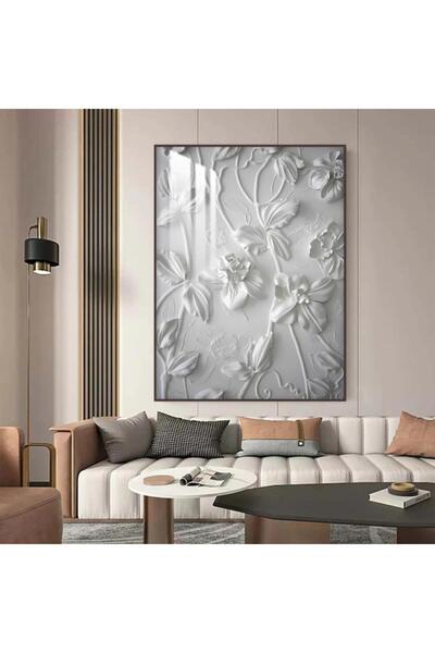 SND لوحة جدارية خشبية مطبوعة بتصميم جبسية مع برواز شامبين و طبقة من الاكرليك ...