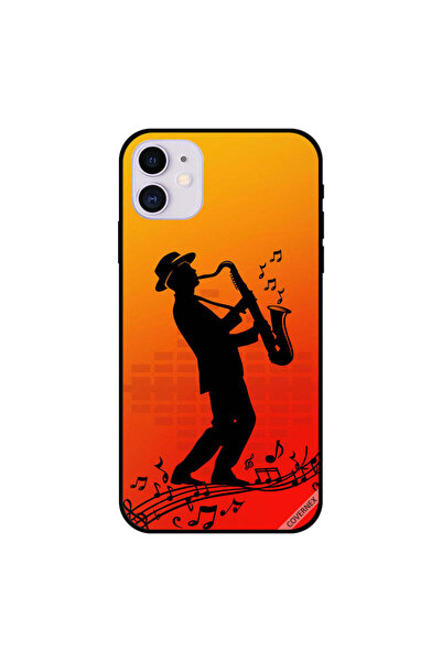 Covernex غطاء حماية لجهاز iPhone 11 عليه صورة رجل يعزف الموسيقى