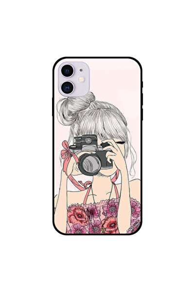 Covernex غلاف جراب iPhone 11 مع صورة فتاة تنقر
