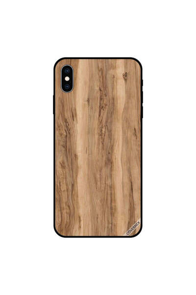 Covernex غطاء حماية لجهاز iPhone XS MAX بنمط خشبي عادي