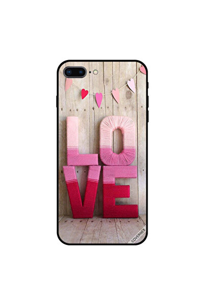 Covernex غطاء حماية لجهاز iPhone 7 Plus باللون الخوخي الوردي والأحمر