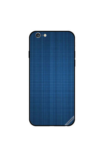 Covernex غطاء حماية لجهاز iPhone 6s Plus بنمط قماش أزرق
