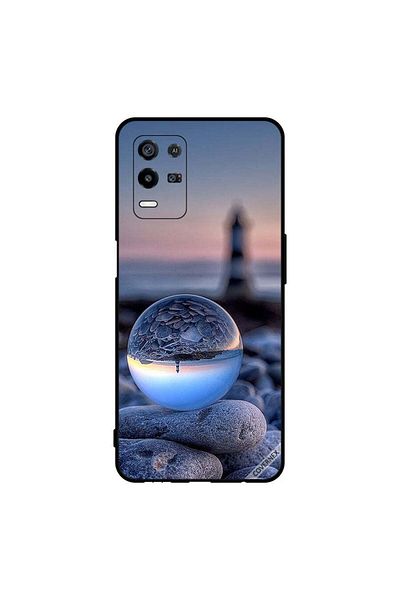 Covernex Protective Case Cover For Oppo K9x Awesome Photgraphy Of Nature In Round Glass