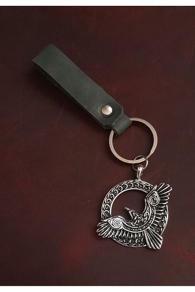 BSN Store Eagle Figure Keychain ​​Premium Hand Made Real Leather Keychain