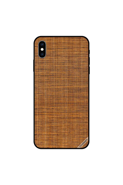 Covernex غطاء حماية iPhone X بنمط خيط بني