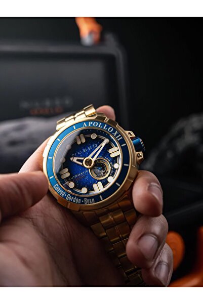 Nubeo Ανδρικό Ρολόι Nubeo NB-6093-44, Αυτόματο, 48mm, 20ATM