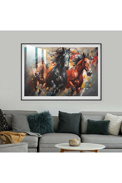 4gdran لوحة جدارية خشبية فاخرة مع برواز اسود و طبقة من الاكرليك الشفاف