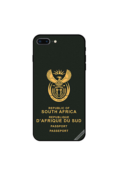 Covernex غطاء حماية لجهاز iPhone 7 Plus بشعار جواز سفر جنوب أفريقيا