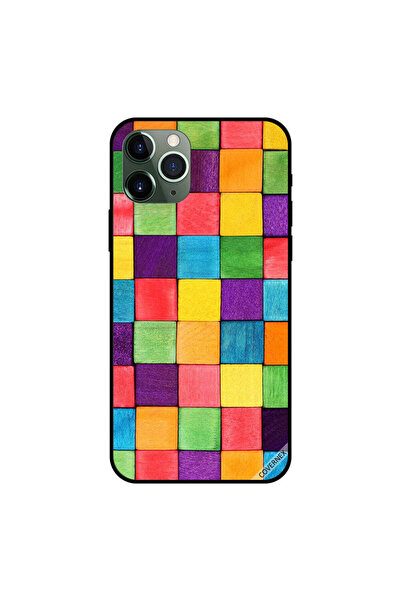 Covernex غطاء حماية لجهاز iPhone 11 Pro Max جدار من الكتل الملونة