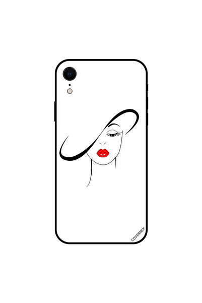 Covernex غطاء حماية iPhone XR بتصميم فتاة قبعة