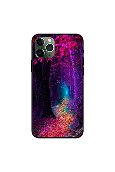 Covernex غطاء حماية لجهاز iPhone 11 Pro Max بتصميم غابة ملونة