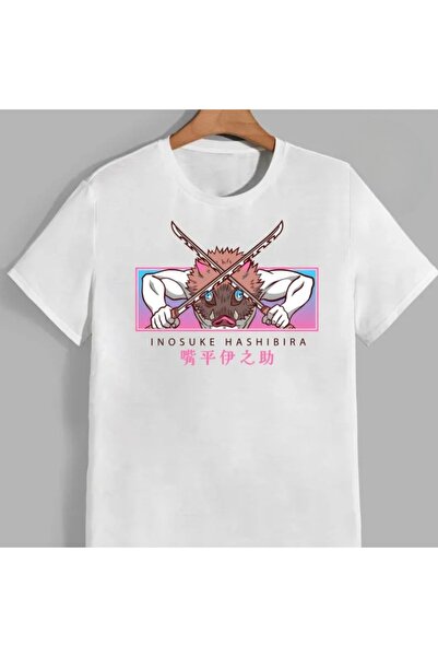 Flood Of Style Μπλουζάκι Unisex με σχέδια Anime Hashibira Inosuke δολοφόνος δ...