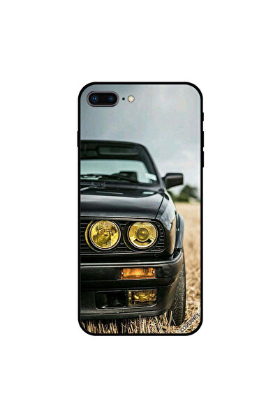 Covernex غطاء حماية لجهاز iPhone 7 Plus أسود - أضواء سيارة ذهبية