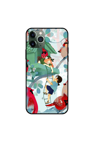 Covernex غطاء حماية لجهاز iPhone 11 Pro Max بتصميم أطفال يلعبون على شجرة