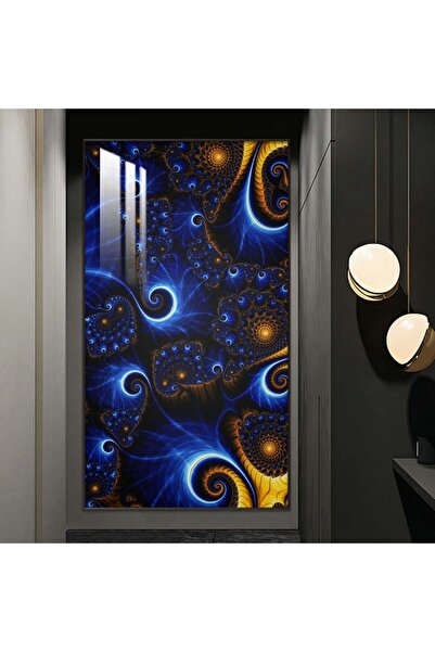 Marktna لوحة جدارية خشبية فاخرة مع برواز فضي و طبقة من الاكرليك الشفاف