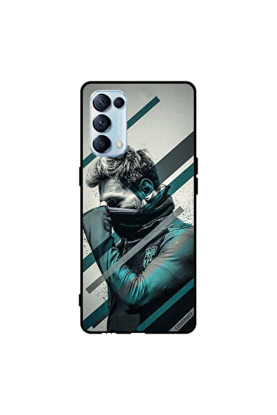 Covernex غطاء حماية لهاتف Oppo Reno5 Pro 5G وجه ميسي المختبئ