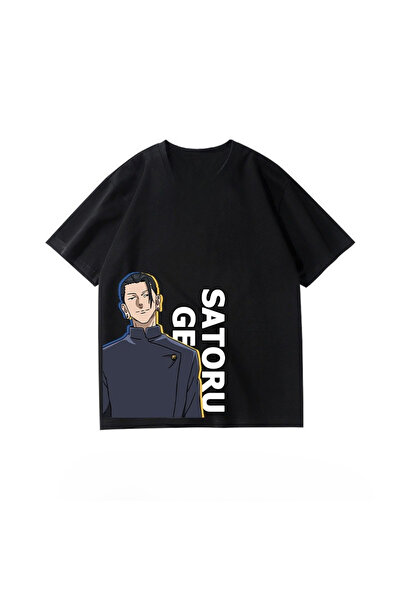 Flood Of Style تي شيرت رجالي منقوش برسومات الرسوم المتحركة للجنسين Jujutsu Ka...