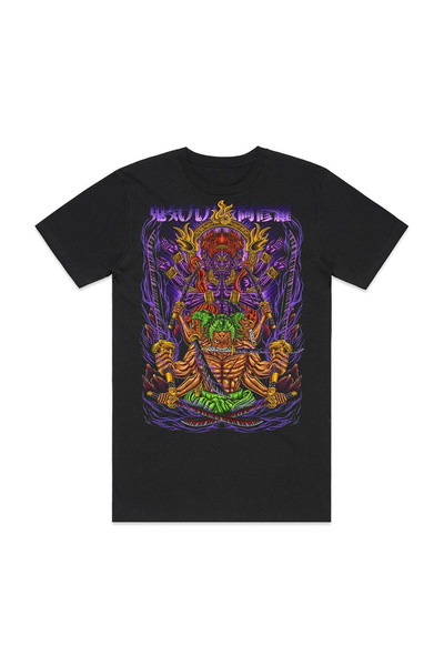 Flood Of Style تي شيرت صيفي للرجال منقوش عليه رسوم متحركة للجنسين Luffy Zoro ...