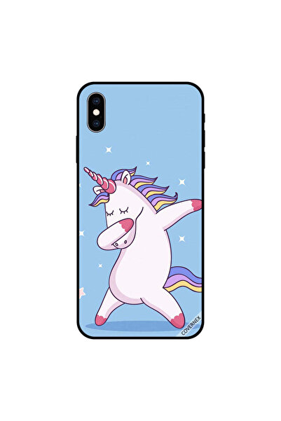 Covernex غطاء حماية لجهاز iPhone XS MAX - لون أزرق داكن - يونيكورن