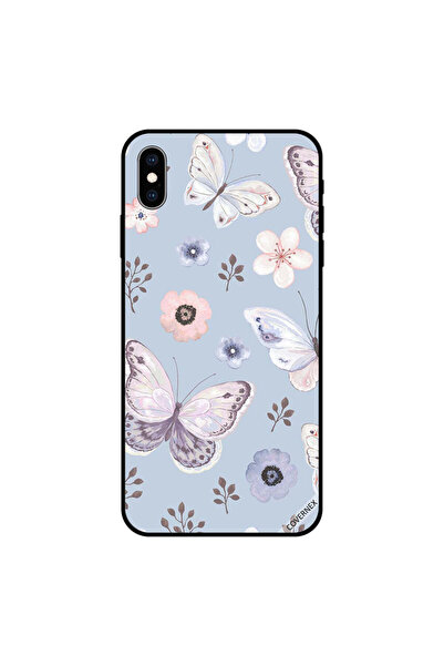 Covernex غطاء حماية لهاتف iPhone XS MAX بنقشة فراشات وزهور