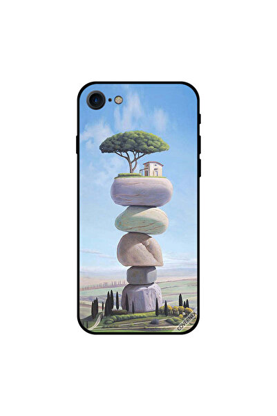 Covernex غطاء حماية لجهاز iPhone 7 بتصميم "بيت على الحجارة"