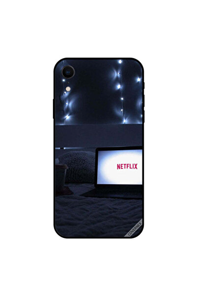 Covernex غطاء حماية لجهاز iPhone XR مع Netflix على الكمبيوتر المحمول