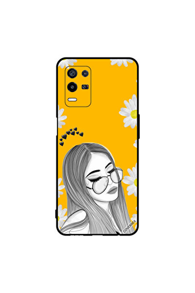 Covernex غطاء حماية لهاتف Oppo K9x - فتاة تحب خيالات النظارات