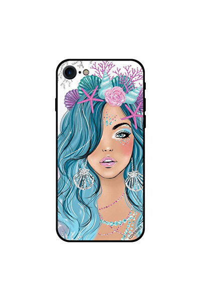 Covernex غطاء حماية لهاتف iPhone 8 بتصميم فتاة وحيد القرن
