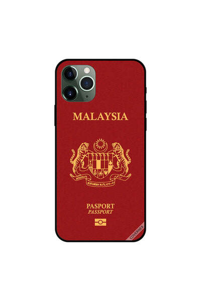 Covernex غطاء حماية لجهاز iPhone 11 Pro Max بتصميم جواز سفر ماليزي