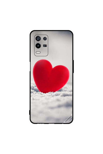 Covernex غطاء حماية لهاتف Oppo K9x - قلب أحمر جميل