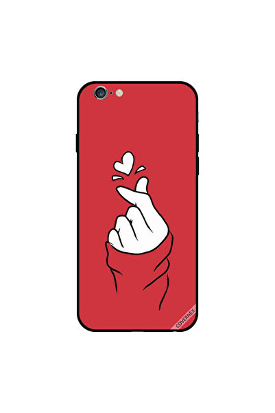 Covernex غطاء حماية لهاتف iPhone 6s Plus Snap Love أحمر