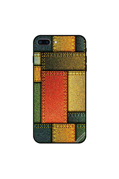 Covernex غطاء حماية لجهاز iPhone 7 Plus بنقشة جينز متعددة الألوان