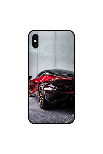 Covernex غطاء حماية لهاتف iPhone XS MAX - سيارة باللون الأحمر الداكن