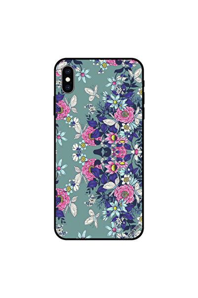 Covernex غطاء حماية لهاتف iPhone XS MAX بنقشة الزهور والفراشات