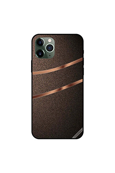 Covernex غطاء حماية لجهاز iPhone 11 Pro بنمط شريطين ذهبيين