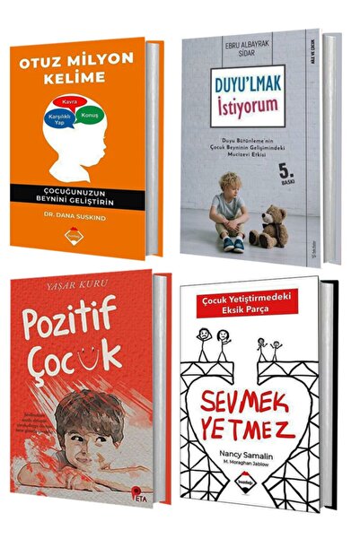 Buzdağı Yayınevi Set Çocuk Gelişim Seti - Otuz Milyon Kelime - Duyulmak Istiyorum – Pozitif Çocuk – Sevmek Yetmez