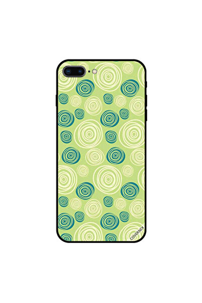 Covernex غطاء حماية لجهاز iPhone 7 Plus بنقشة دوائر خضراء