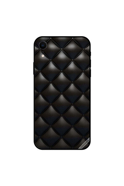 Covernex غطاء حماية لجهاز iPhone XR بنمط تصميم كلاسيكي باللون الأسود