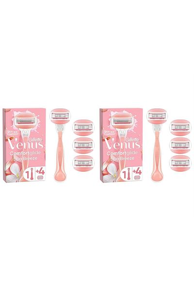Gillette Venus Venus Comfortglide Spa Breeze Women's 2Pcs Shaver Replacement Head Razor Blade