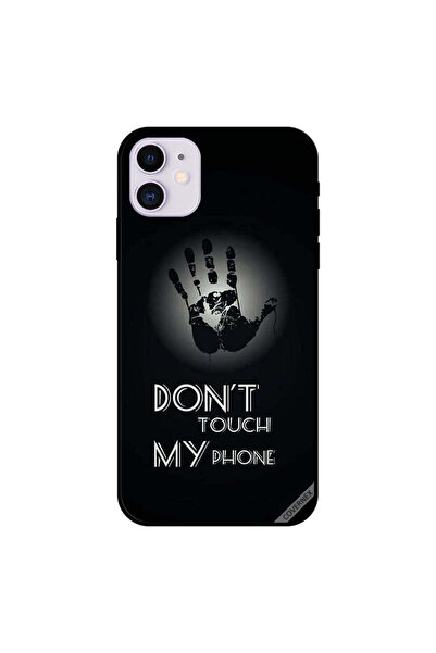 Covernex غطاء حماية لجهاز iPhone 11 مكتوب عليه "لا تلمس هاتفي باليد"