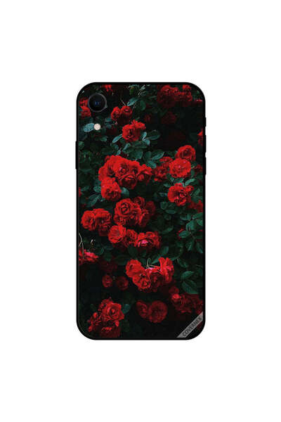 Covernex غطاء حماية لجهاز iPhone XR بطبعة حديقة الورود الحمراء