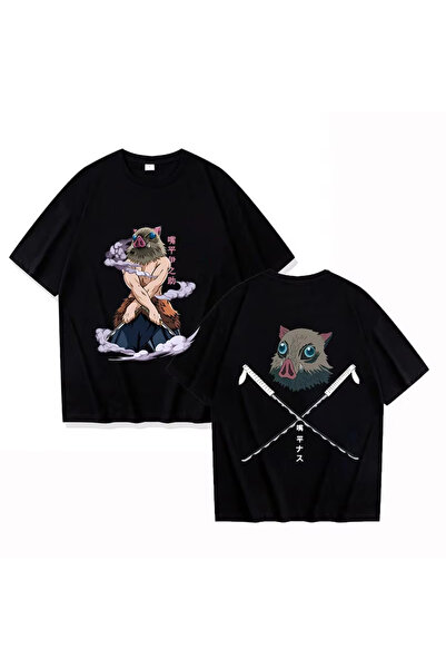 Flood Of Style Μπλουζάκι Unisex με σχέδια Anime Hot Anime Hashibira Inosuke